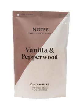 Vanilla &amp; Pepperwood Candle Refill Kit