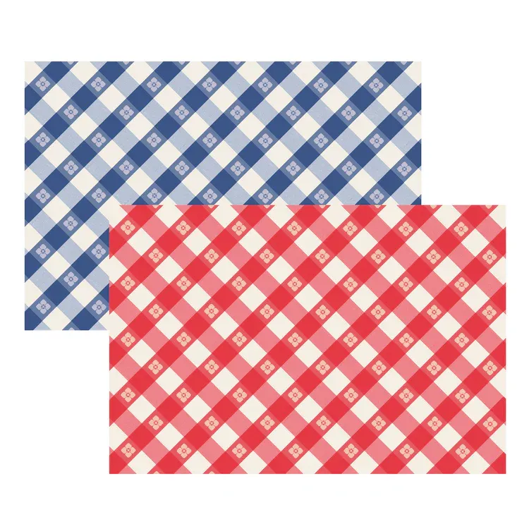 Picnic Check Placemat - pad of 24
