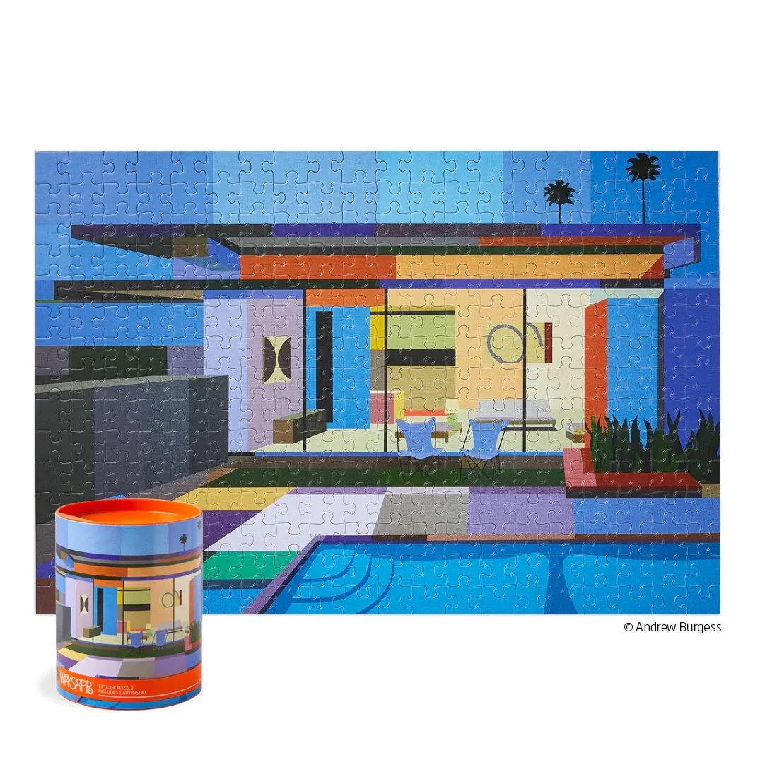 Palm Springs Mid-Century Architecture - 300 Piece Jigsaw Puzzle