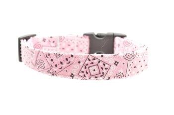 pink bandana collar (small)