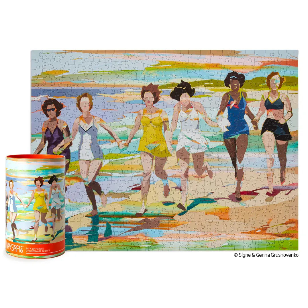 Sunset Swim - 500 Piece Jigsaw Puzzle