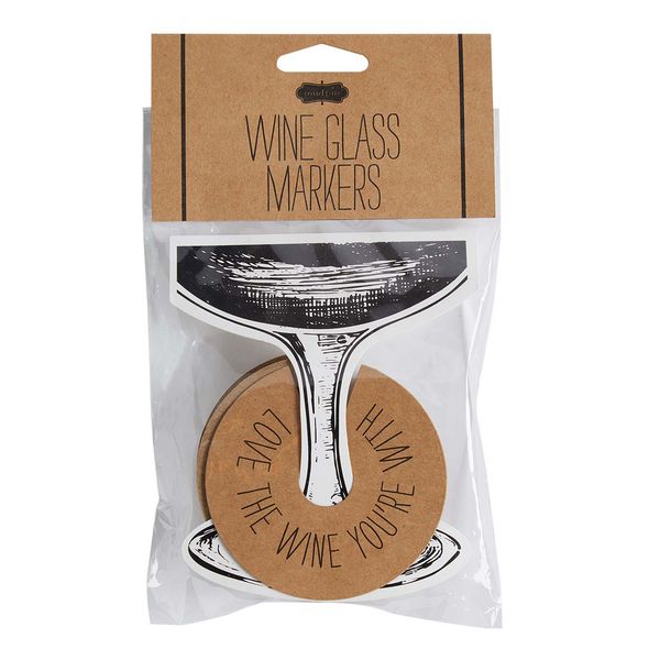 Wine Kraft Wine Marker Set