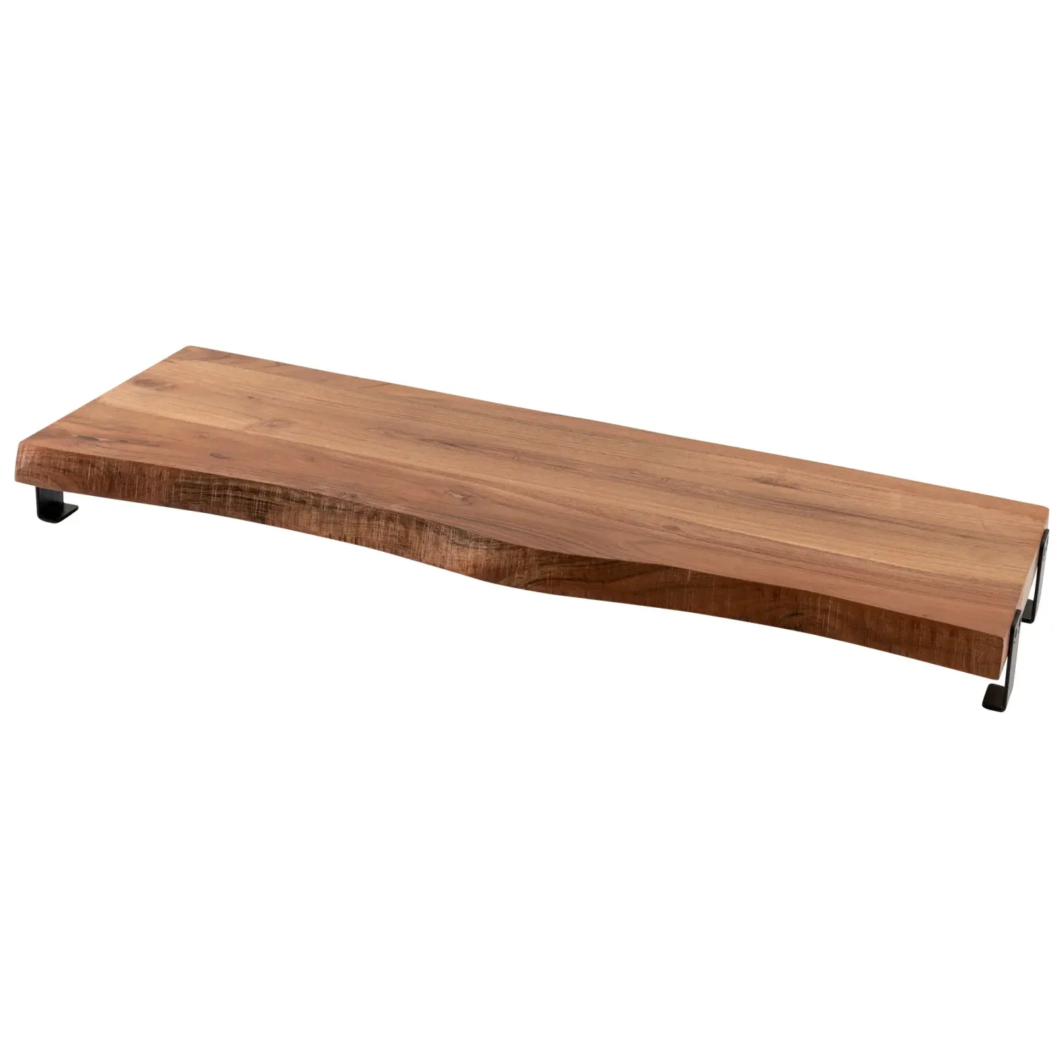SIERRA WOOD SERVE BOARD W/IRON FEET