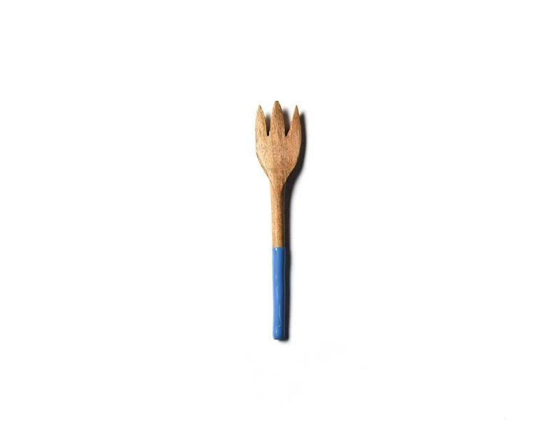 Fundamental Blue Wood Slim Appetizer Fork
