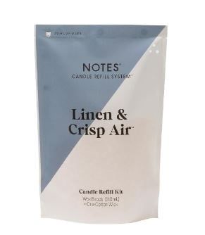 Linen &amp; Crisp Air Candle Refill Kit