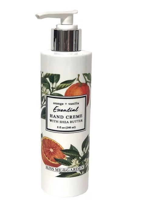 orange vanilla 8 oz hand creme