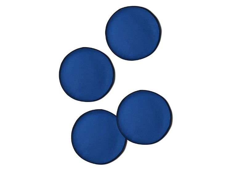 Color Block Round Placemat Navy Set of 4