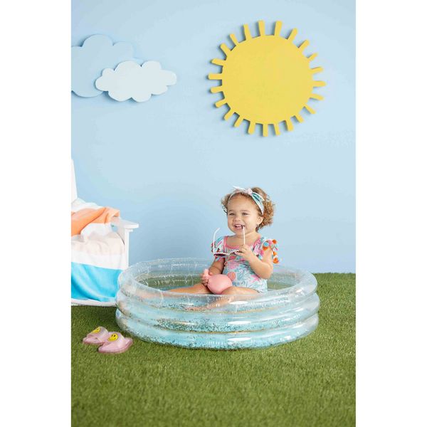 BLUE GLITTER KIDDIE POOL