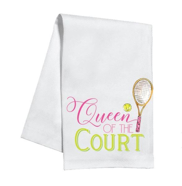 Kitchen Towel-Queen Of The Court