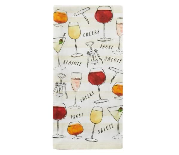 Wine and Cheer Bar Towel