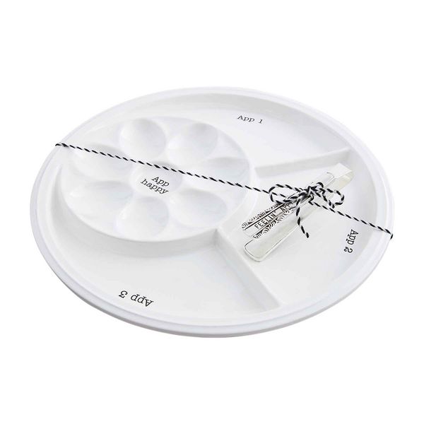 App &amp; Egg Platter Set