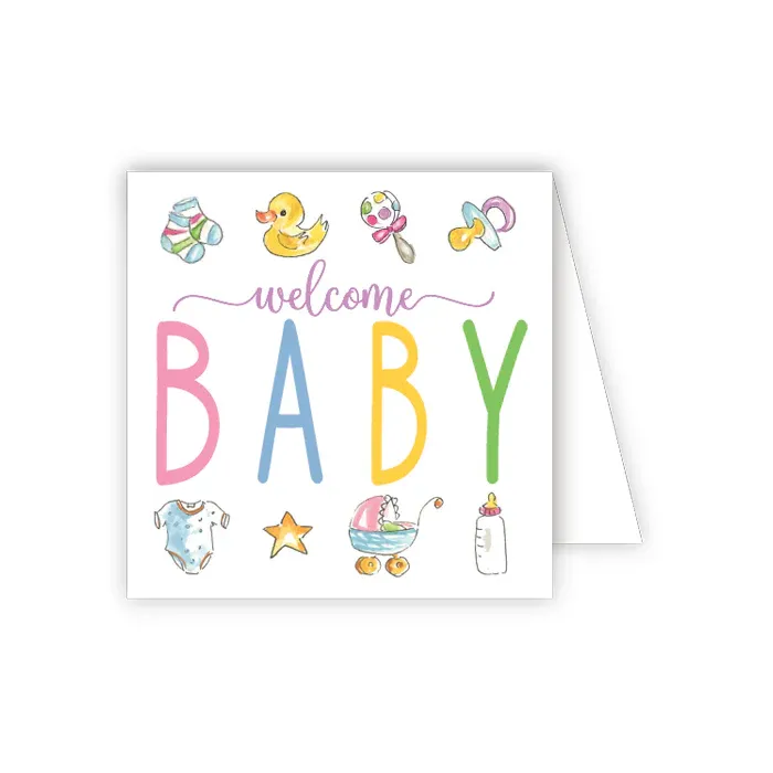 Welcome Baby Enclosure Card