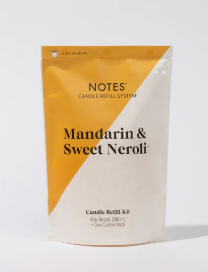Mandarin &amp; Sweet Neroli Candle Refill Kit