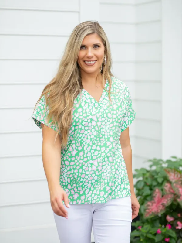 Tops Laurie Wild Safari Pine
