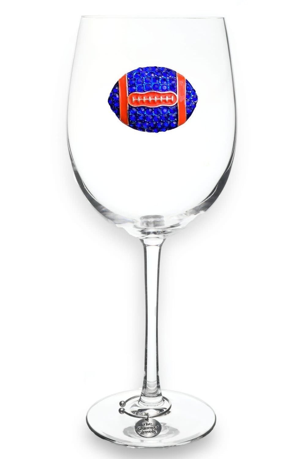BLUE AND ORANGE FOOTBALL STEMMED
