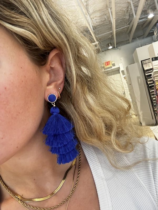 Layered Tassel Earrings