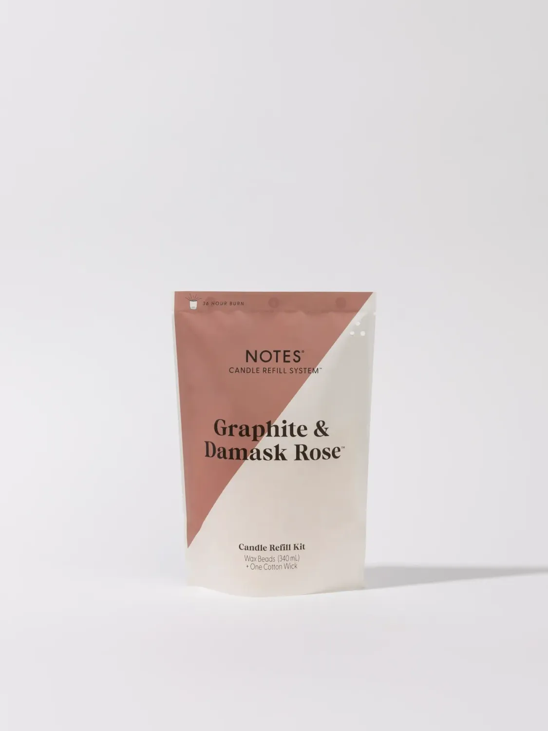 Graphite &amp; Damask Rose Candle Refill Kit