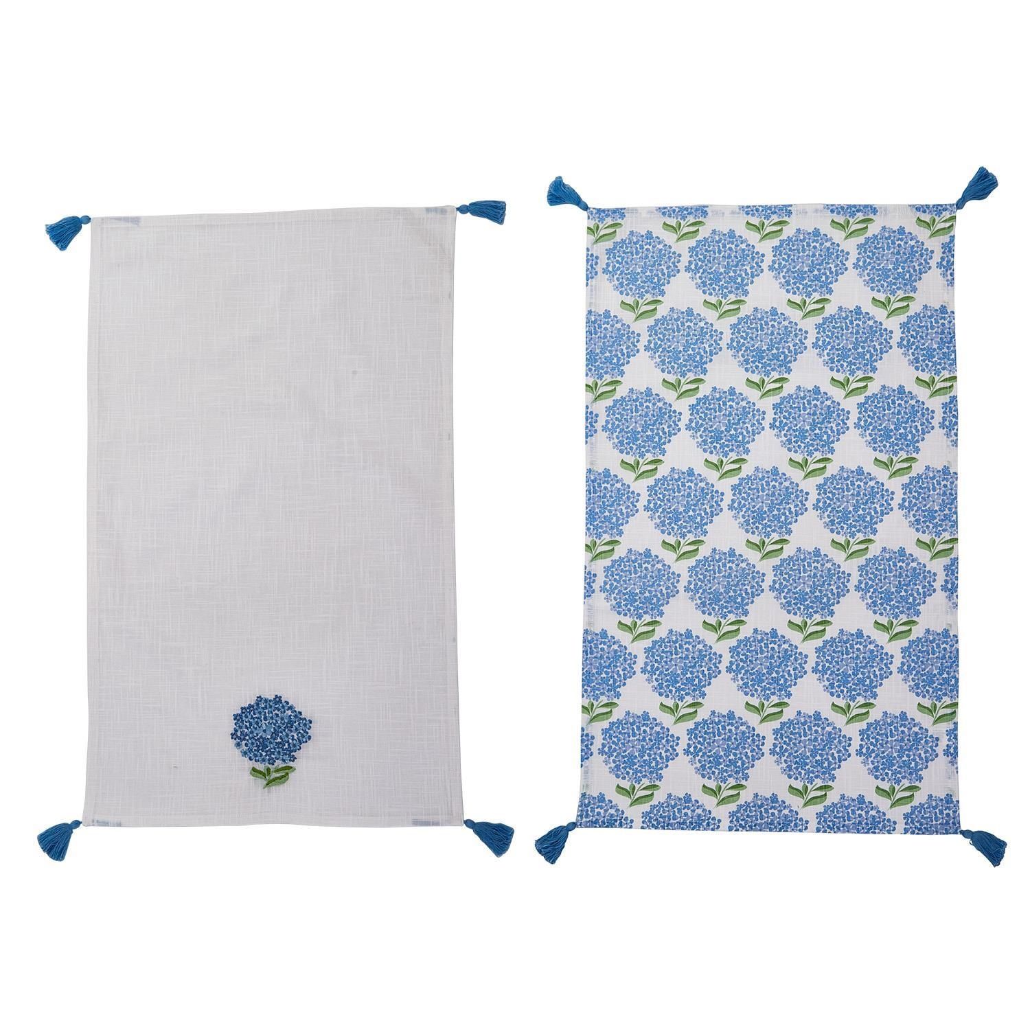 Hydrangea Dish Towels Set of 2