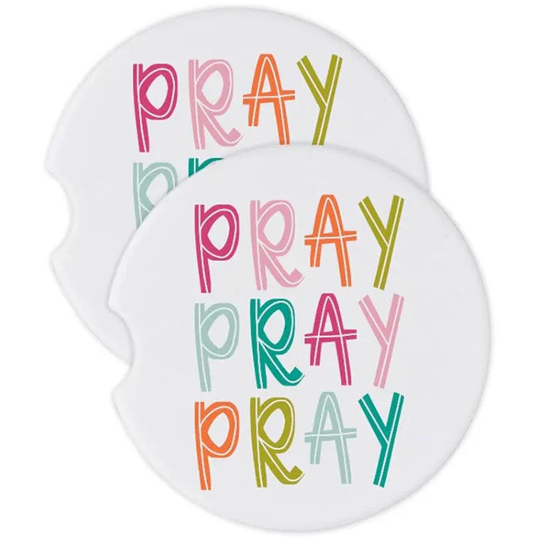 Car Coasters Pray Pray Pray