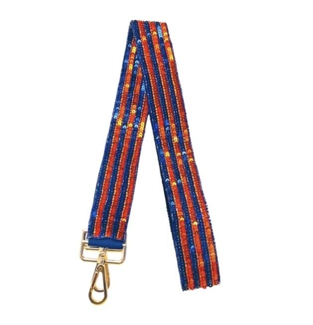 Gameday Sequin Stripe Belt