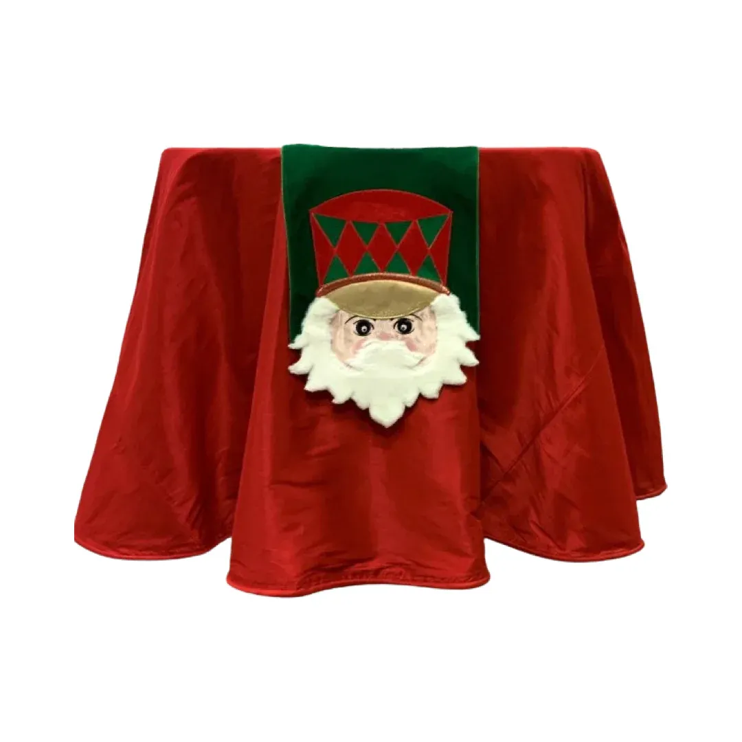 Green Velvet Nutcracker Table Runner