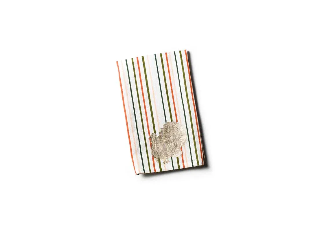 Turkey Stripes Medium Hand Towel