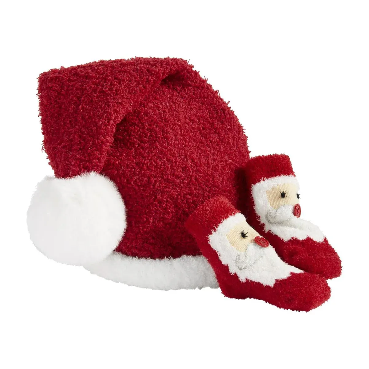 Santa Hat &amp; Sock Set