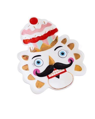 Colonel Cupcake Plate, Ceramic, 6.25&quot; x 7.75&quot;