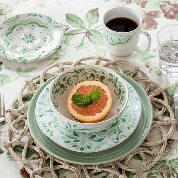 Iberian Sage Melamine Dessert/Salad Plate