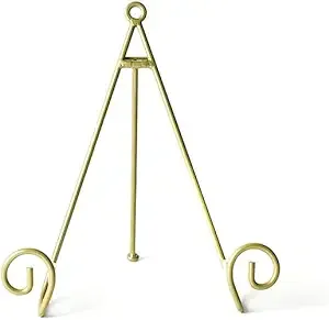 Gold Swirl Big Plate Stand