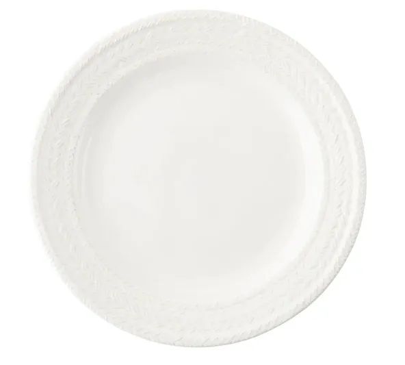 Le Panier Whitewash Melamine Dinner Plate