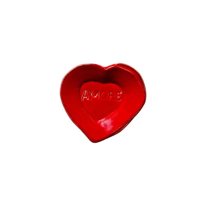 Lastra Red Heart Mini Amore Plate