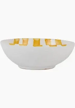 Amalfitana Yellow Stripe Cereal Bowl