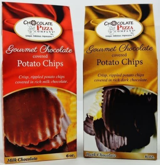 Chocolate Covered Potato Chips 6oz. - Dark