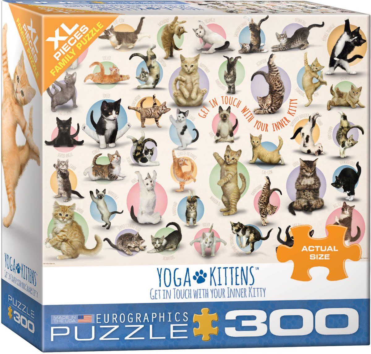 Yoga Kittens   300pc Large Format