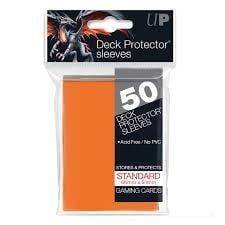 Deck Protector Pack: Orange Solid 50ct (DISPLAY 12) 82673