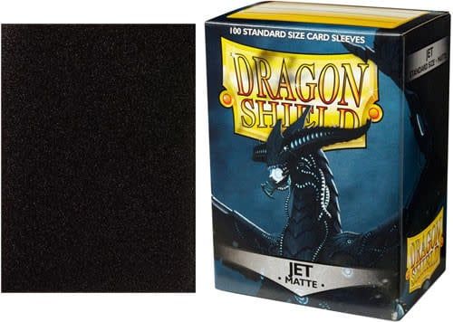 Dragon Shield Sleeves 100ct - Matte Jet
