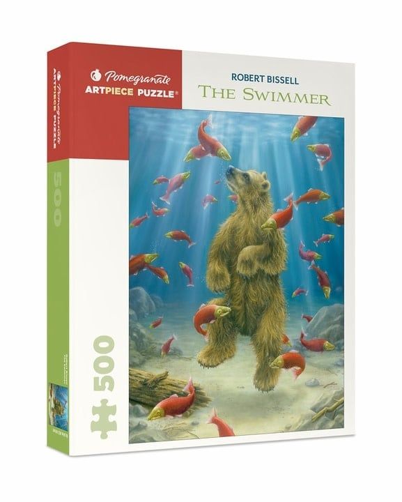 Robert Bissell: The Swimmer 500pc Pomegranate Jigsaw Puzzle