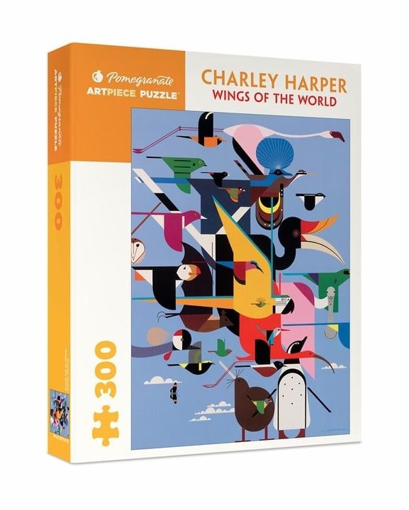 Charley Harper: Wings of the World 300pc Pomegranate Jigsaw Puzzle