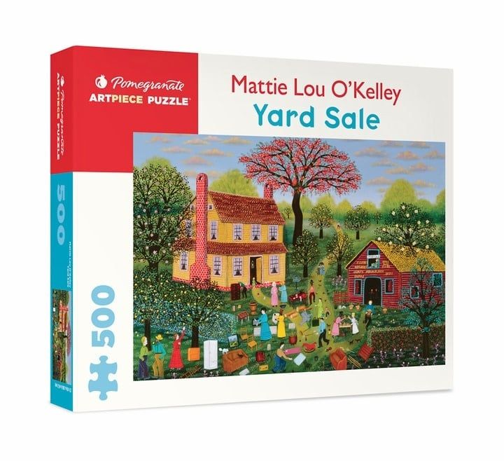 Mattie Lou O&#39;Kelley: Yard Sale 500pc Pomegranate Jigsaw Puzzle