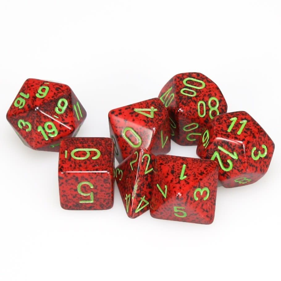 Chessex 7ct Dice Set - Speckled Strawberry