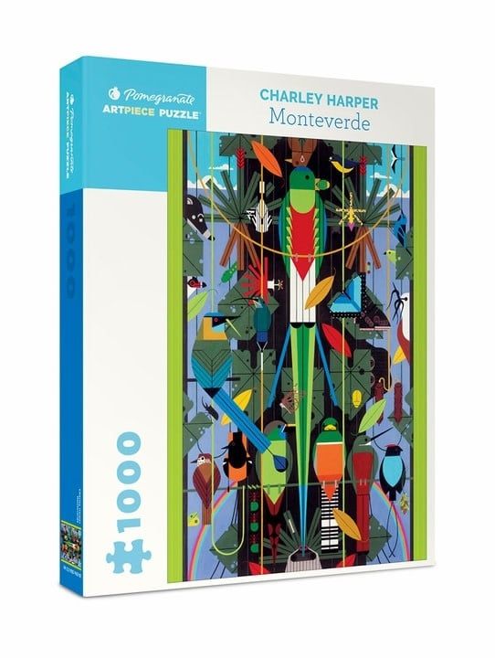 Charley Harper: Monteverde 1000pc Pomegranate Jigsaw Puzzle