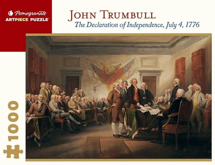 John Trumbull: The Declaration of Independence 1000pc Pomegranate Jigsaw Puzzle