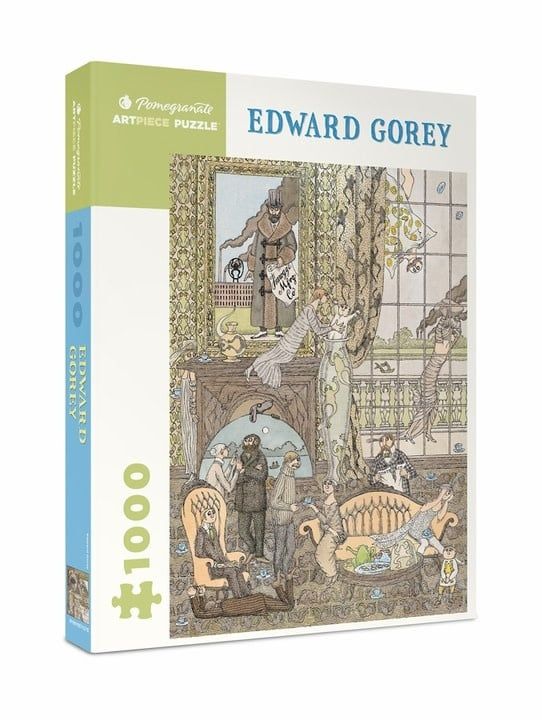 Edward Gorey: Frawgge Mfrg. Co. 1000pc Pomegranate Jigsaw Puzzle