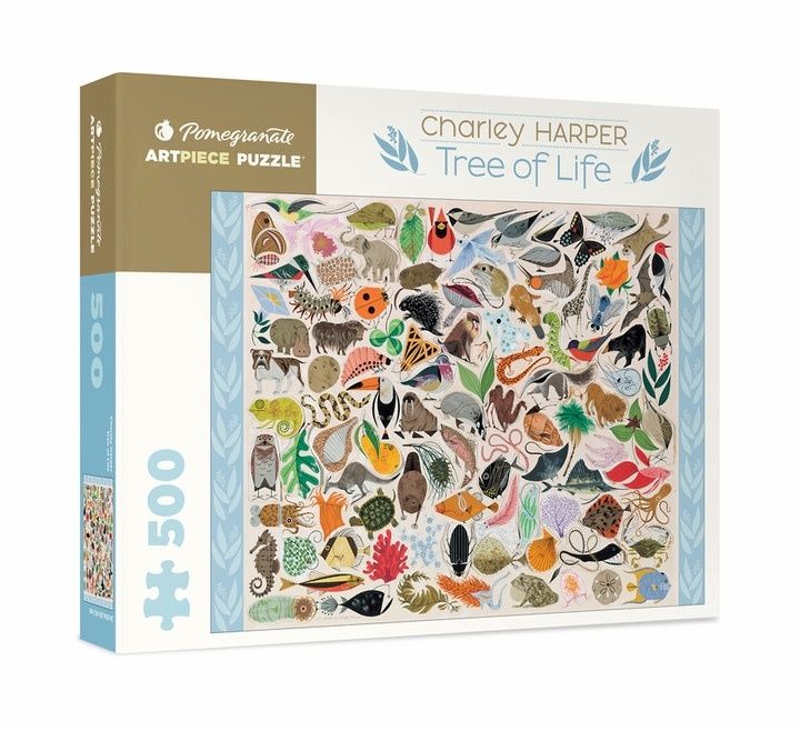 Charley Harper The Tree of Life 500pc Pomegranate Jigsaw Puzzle