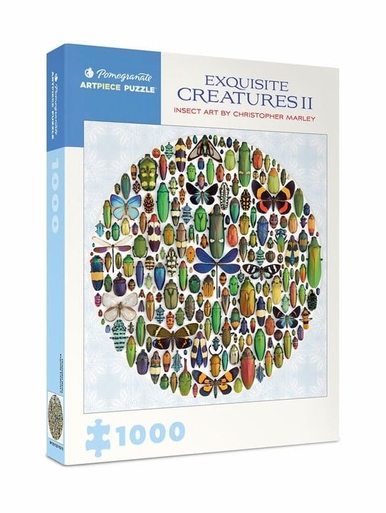 Exquisite Creatures II:  Insect Art by Christopher Marley 1000pc Pomegranate Jigsaw Puzzle