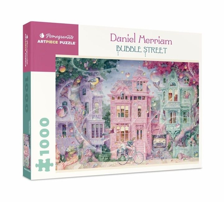 Daniel Merriam: Bubble Street 1000pc Pomegranate Jigsaw Puzzle