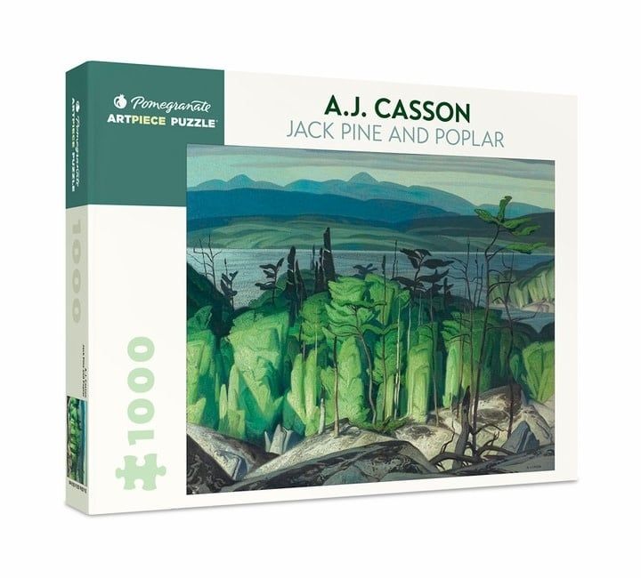A.J. Casson: Jack Pine and Poplar 1000pc Pomegranate Jigsaw Puzzle