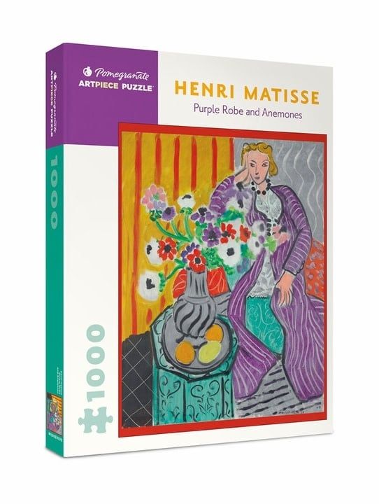 Henri Matisse: Purple robe and Anemones 1000pc Pomegranate Jigsaw Puzzle
