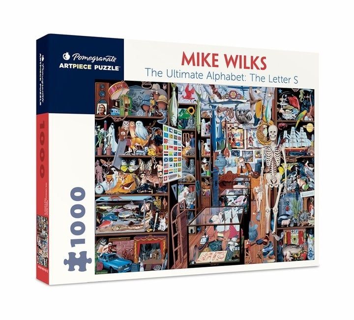 Mike Wilks: The Ultimate Alphabet: The Letter S 1000pc Pomegranate Jigsaw Puzzle